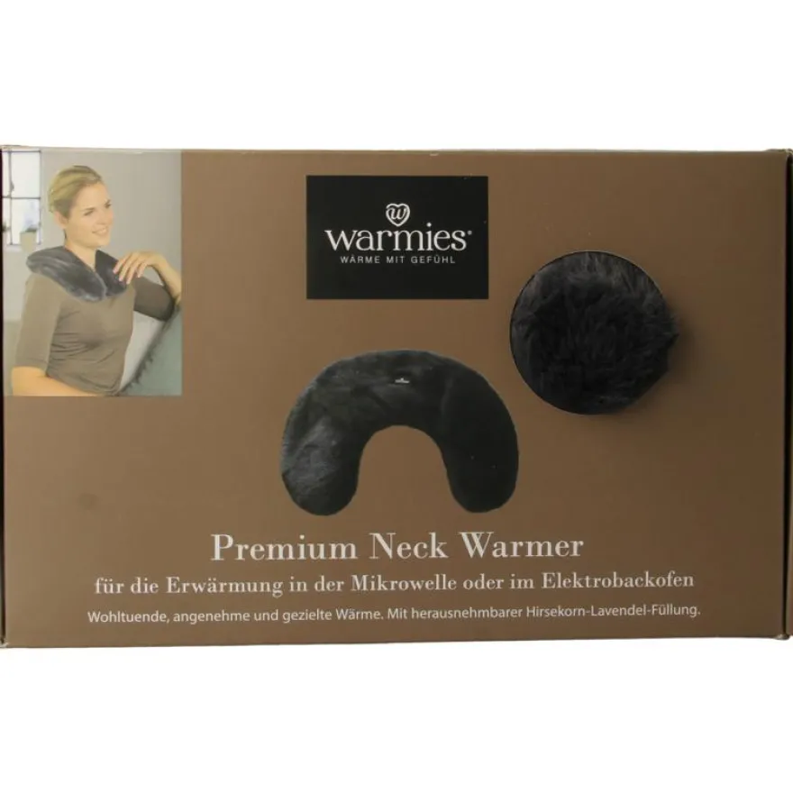Warmies Neck Warmer Zwart (1 stuk)