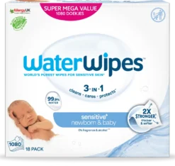 Waterwipes Baby Billendoekjes (18 x 60 stuks)
