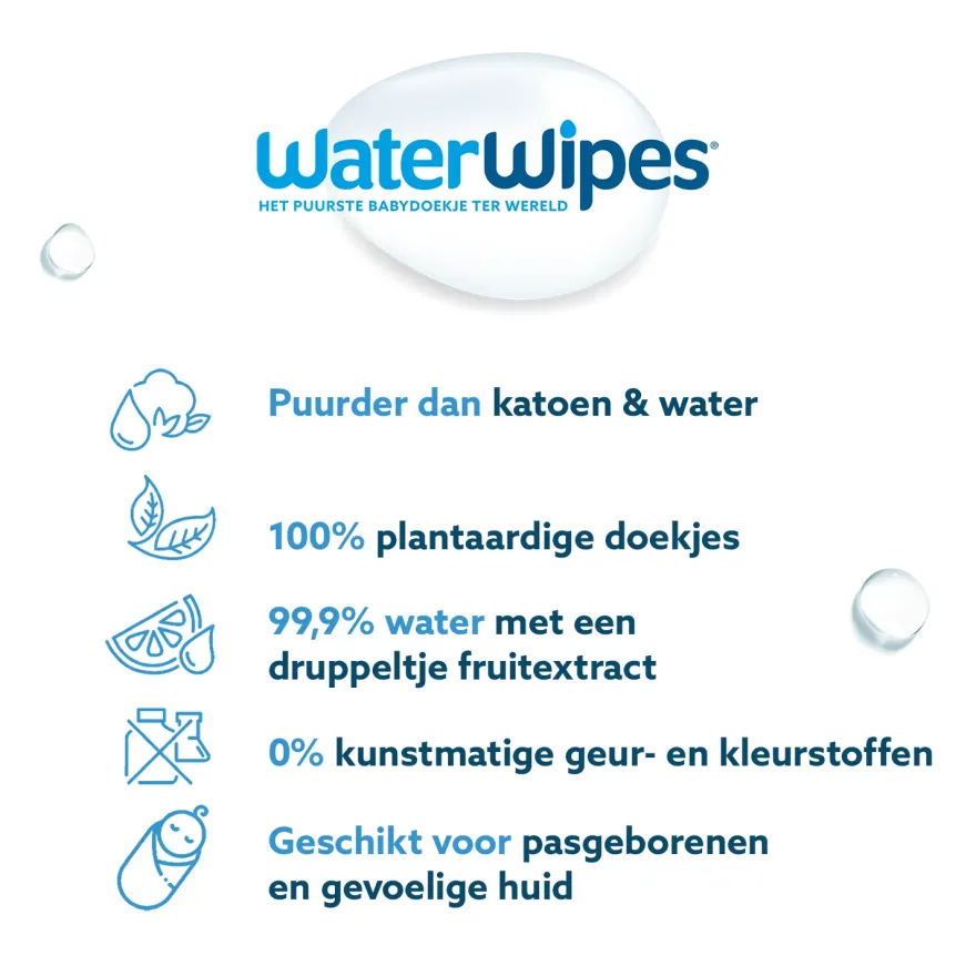 WaterWipes Babydoekjes 9-pak (540 stuks)