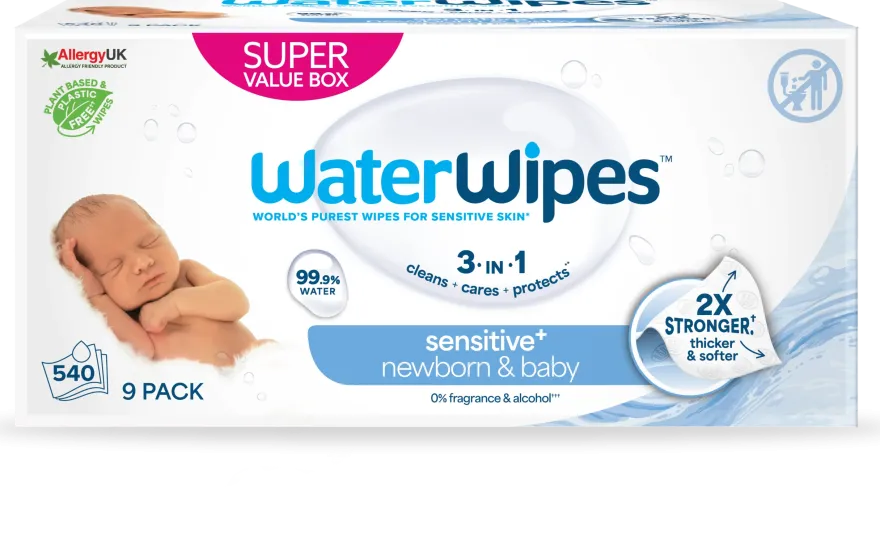 WaterWipes Babydoekjes 9-pak (540 stuks)