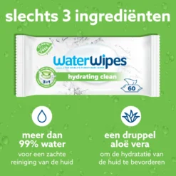 Waterwipes Hydrating Clean Doekjes (48 stuks)