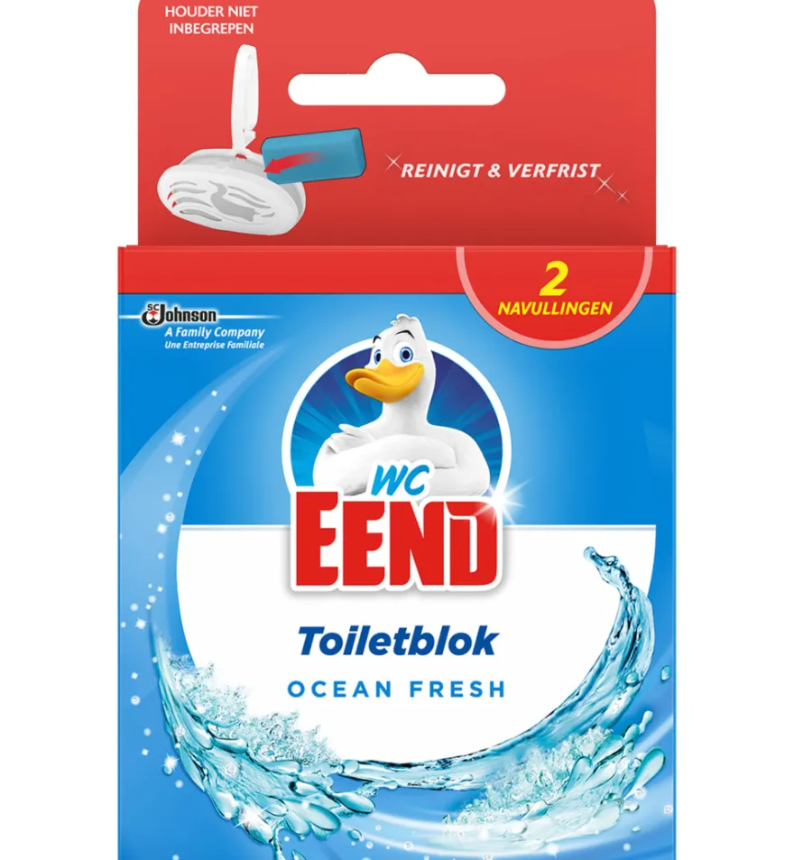 Wc Eend Blok ocean fresh navul (2 x 40 gr)
