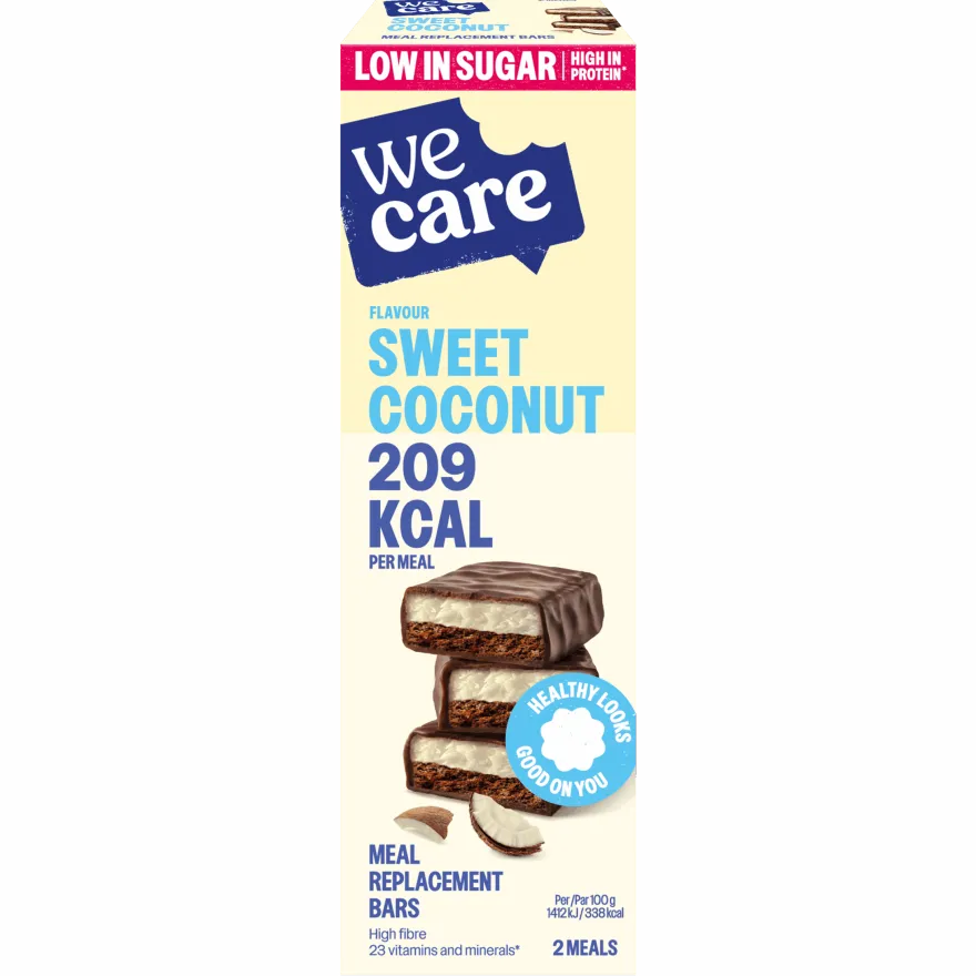 WeCare Bars Sweet Coconut (2 stuks)