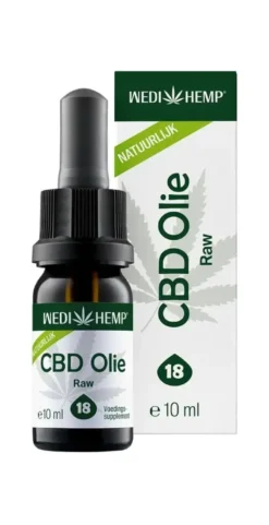 Wedihemp CBD Olie Raw 18% (10 ml)