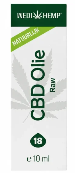 Wedihemp CBD Olie Raw 18% (10 ml)