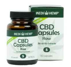 Wedihemp CBD Raw 5% Capsules (60 capsules)