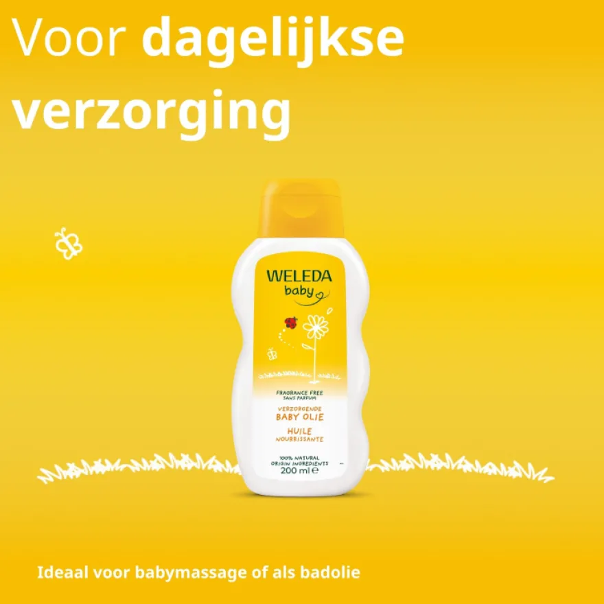 WELEDA Calendula baby verzorgende olie (200 ml)