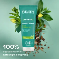 WELEDA Men energy fresh douchegel 2 in 1 (200 ml)