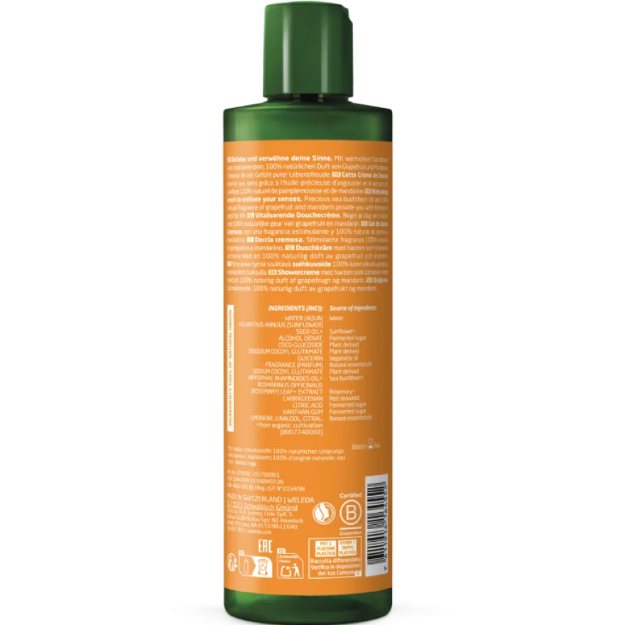 Weleda Vitality Douchecreme Duindoorn (400 ml)