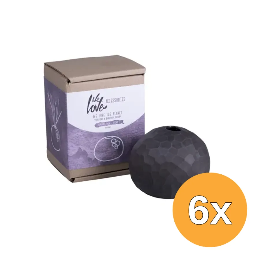 We Love The Planet 6x We Love Ceramic Vase Stone For Diffuser Sticks (1 stuk)