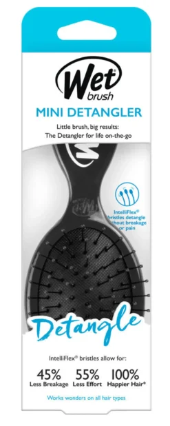 Wet Brush Mini Detangler Black (1 stuk)