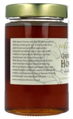 Wild About Honey Griekse Tijm Honing (480 gr)