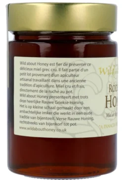 Wild About Honey Rode Spar Honing (480 gr)