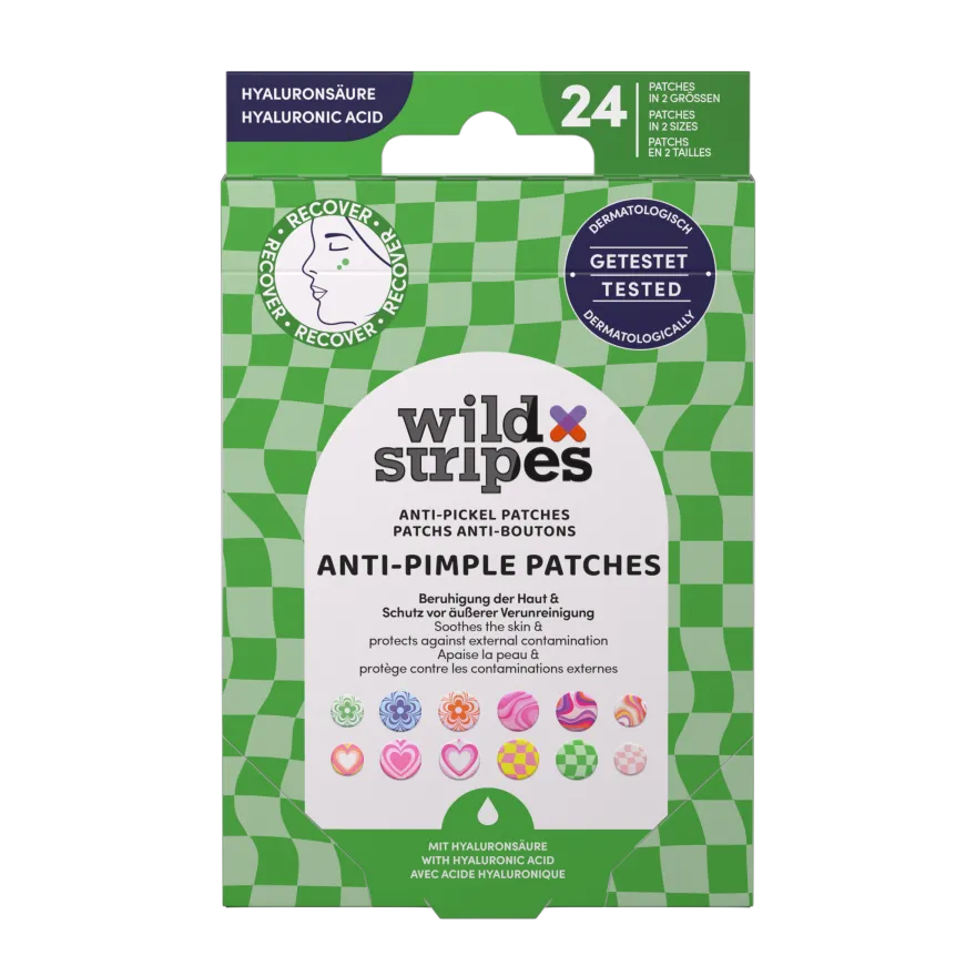 Wild Stripes Anti-pimple Patches Groovy Protect (24 stuks)