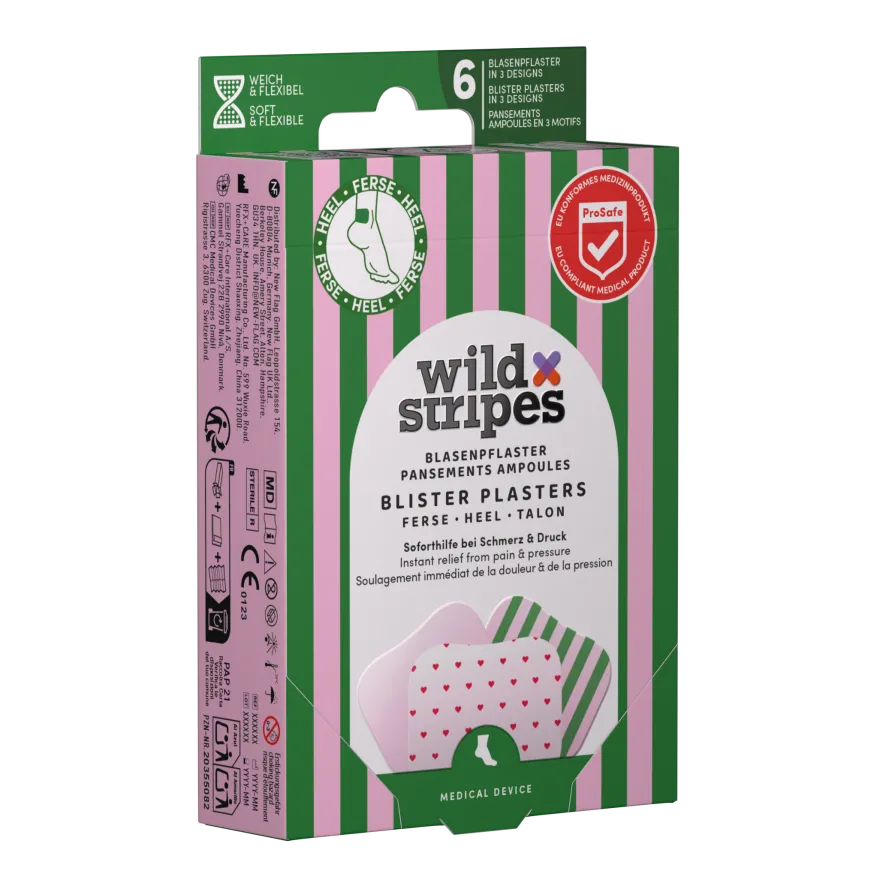 Wild Stripes Blarenpleisters Rosy Stripes (6 stuks)