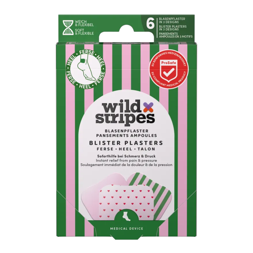 Wild Stripes Blarenpleisters Rosy Stripes (6 stuks)