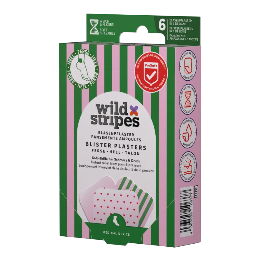 Wild Stripes Blarenpleisters Rosy Stripes (6 stuks)
