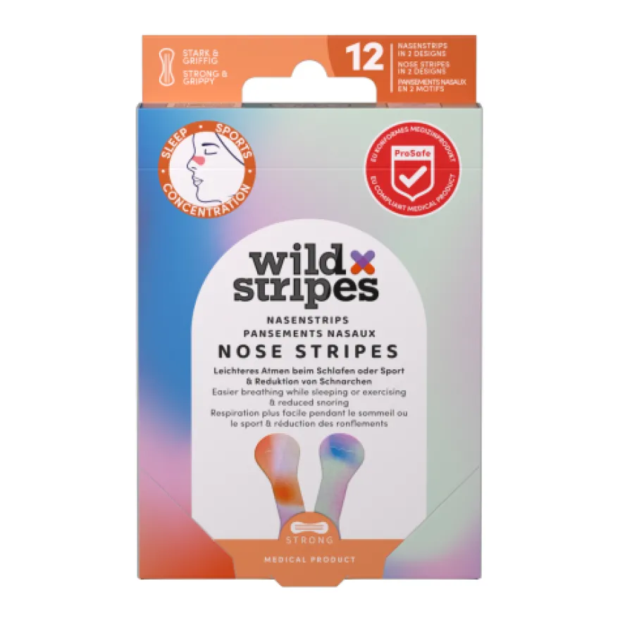 Wild Stripes Pleister Neusstrips Sunrise (12 stuks)