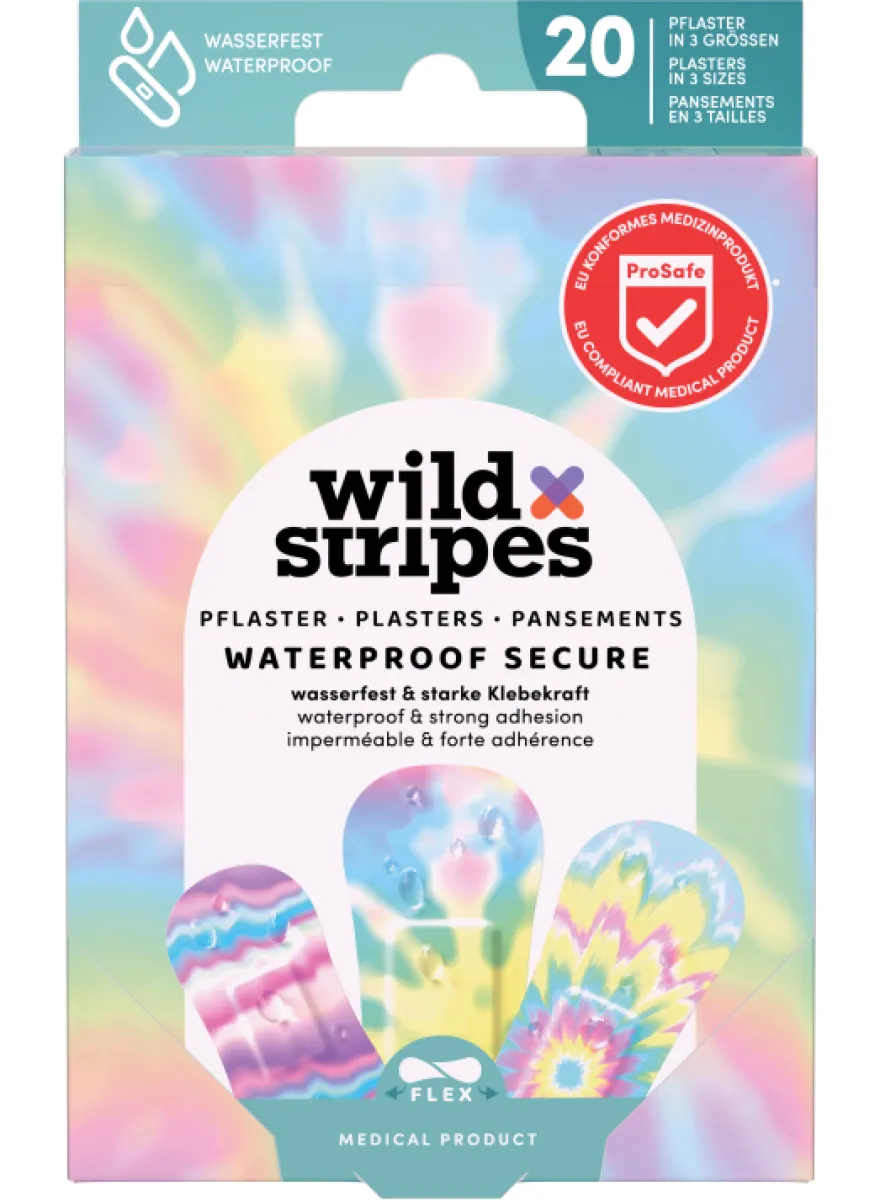 Wild Stripes Pleister Waterproof Rainbow (20 stuks)