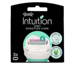 Wilkinson Intuition Sensitive Care 2-in-1 Verwisselbare Mesjes (3 stuks)