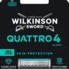 Wilkinson Quattro Titanium Sensitive Scheermesjes (8 stuks)