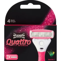 Wilkinson Quattro Women Scheermesjes (3 stuks)