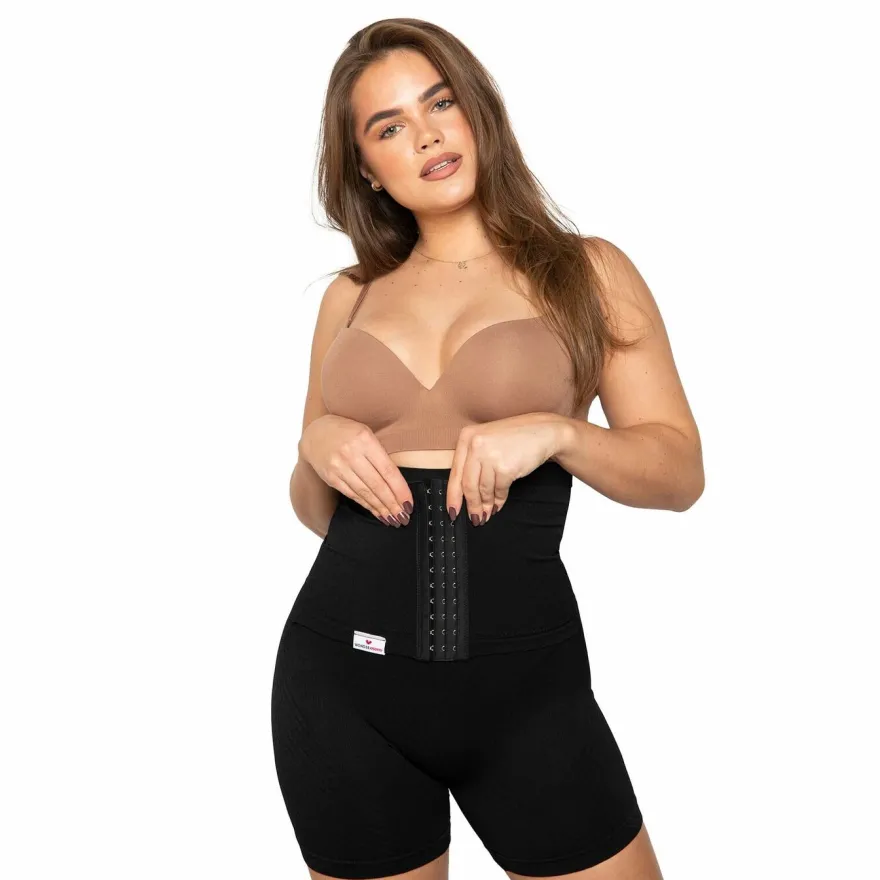 Wondermom Bellybinder Shorts Zwart (m) (1 stuk)