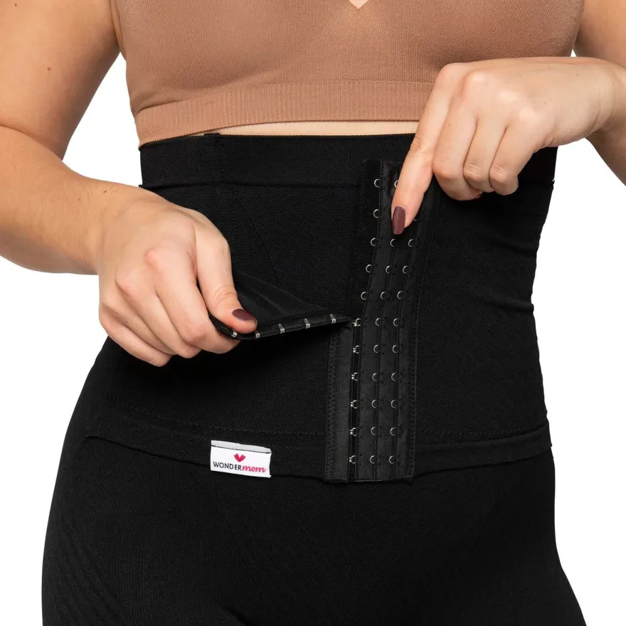 Wondermom Bellybinder Shorts Zwart (m) (1 stuk)