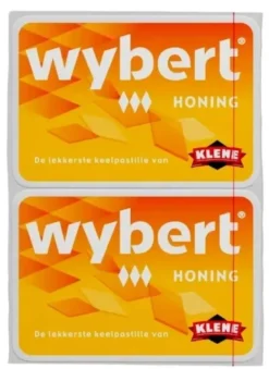 Wybert Honing Keelpastilles Duoverpakking (50 gr)