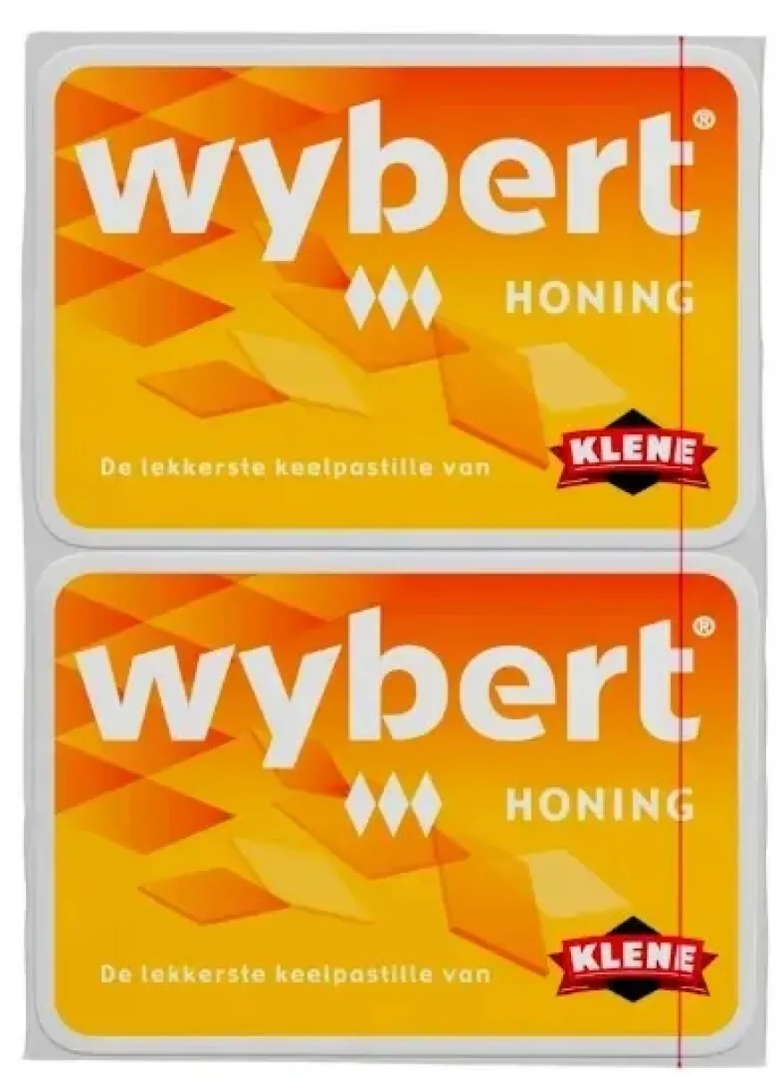 Wybert Honing Keelpastilles Duoverpakking (50 gr)