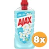8x Ajax Allesreiniger Fete Des Fleurs Jasmin (8 x 1000 ml)