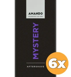 6x Amando Mystery Aftershave (100 ml)