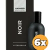 6x Amando Noir Aftershave (50 ml)