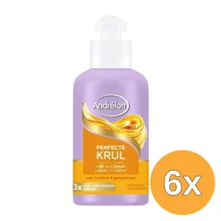 6x Andrelon Haarcreme – Perfecte Krul Rijk Voedend Leave-in (200 ml)
