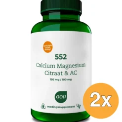 2x AOV 552 Calcium & magnesium AC (60 tabletten)