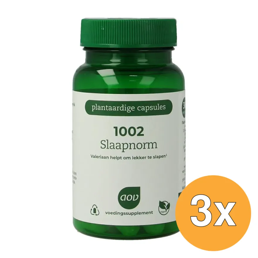 3x Aov 1002 Slaapnorm (30 vega capsules)