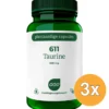 3x AOV 611 Taurine 500mg (60 vega capsules)