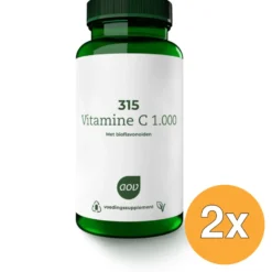 2x AOV 315 Vitamine C 1000mg (60 tabletten)