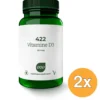 2x AOV 422 Vitamine D3 50mcg (120 tabletten)