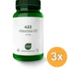 3x AOV 422 Vitamine D3 50mcg (120 tabletten)