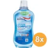8x Aquafresh Mondwater complete care (500 ml)
