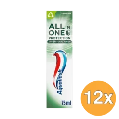 12x Aquafresh Tandpasta All in One Protection Antibacterial Action (75 ml)