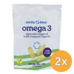 2x Arctic Blue Omega-3 Algenolie Softgel (30 softgels)
