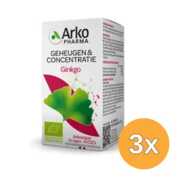 3x Arkocaps Ginkgo (45 capsules)
