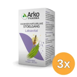 3x Arkocaps Laksavital Bio (45 capsules)