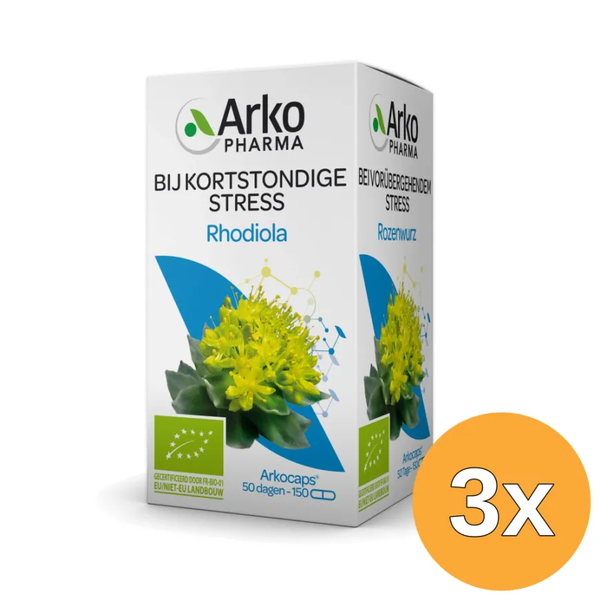 3x Arkocaps Rhodiola Bio (150 capsules)