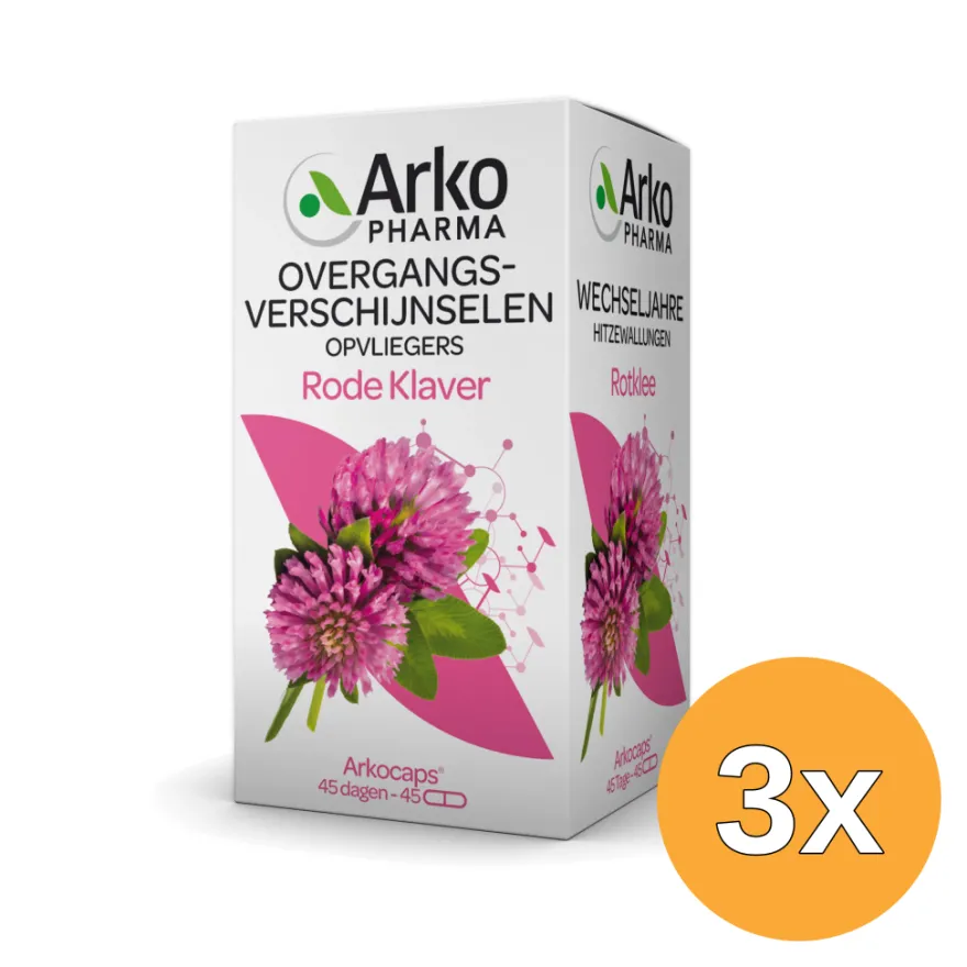 3x Arkocaps Rode klaver (45 capsules)