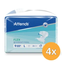 4x Attends Flex 9 Maat L 85-125 Cm (26 stuks)