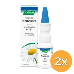 2x A.Vogel Cinuforce neusspray droge neusslijmvlies (15 ml)