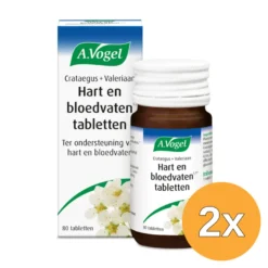 2x A.Vogel Crataegus + valeriaan (80 tabletten)